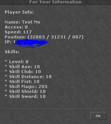 Info Player